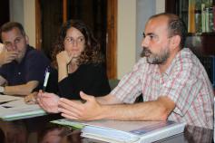 Felipe González (SEO) durante la reunión del Comité de Gestión en Cangas de Onís 