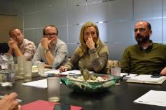 Daniel Pinto (Junta de Castilla y León), Francisco Jiménez (Fundación Patrimonio Natural de Castilla y León), Marian Osorio (Junta de Castilla y León) y Felipe González (SEO/Birdlife) 